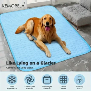 2025 Upgraded Ice-Cool Summer Pet Cooling Mat and Bed Sweat