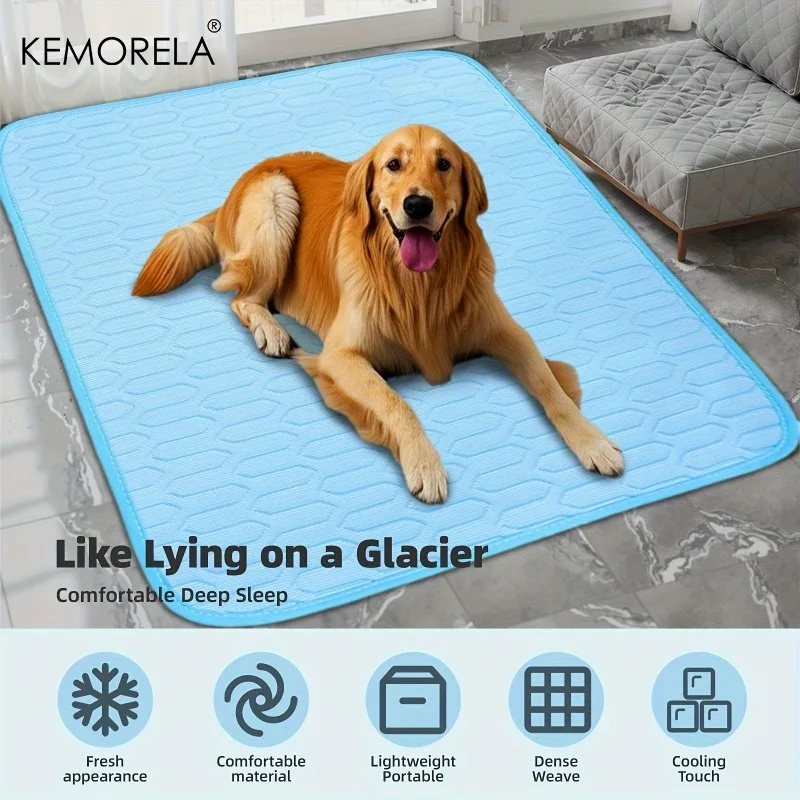 2025 Upgraded Ice-Cool Summer Pet Cooling Mat and Bed Sweat