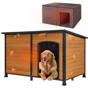 Extra Large Insulated Dog House| Soft Liner Inside